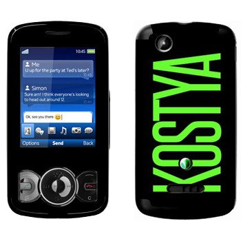   «Kostya»   Sony Ericsson W100 Spiro