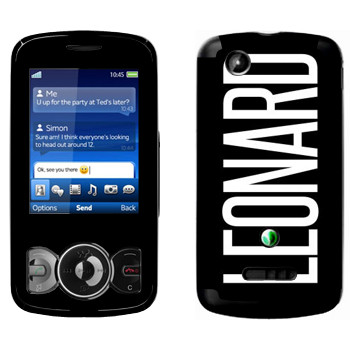  «Leonard»   Sony Ericsson W100 Spiro
