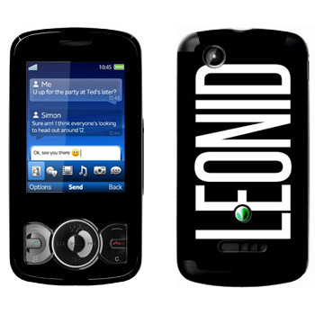   «Leonid»   Sony Ericsson W100 Spiro