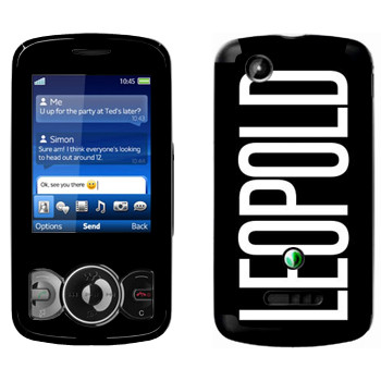   «Leopold»   Sony Ericsson W100 Spiro
