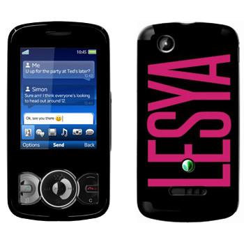   «Lesya»   Sony Ericsson W100 Spiro
