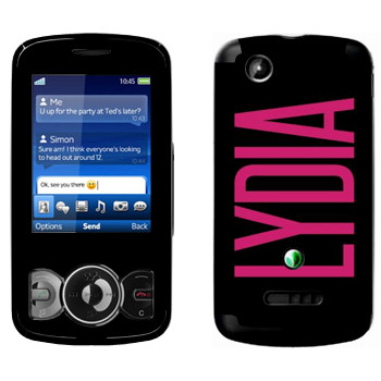   «Lydia»   Sony Ericsson W100 Spiro
