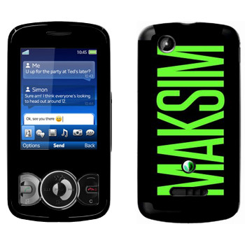   «Maksim»   Sony Ericsson W100 Spiro