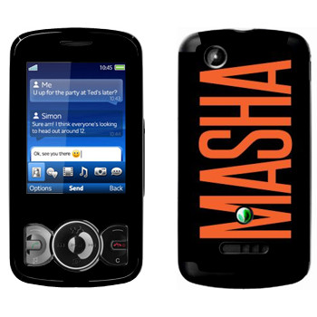   «Masha»   Sony Ericsson W100 Spiro