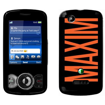   «Maxim»   Sony Ericsson W100 Spiro