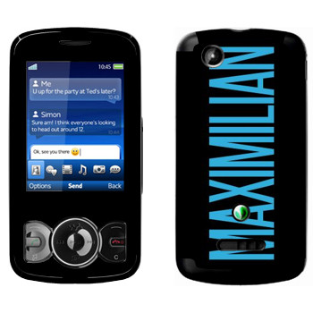   «Maximilian»   Sony Ericsson W100 Spiro