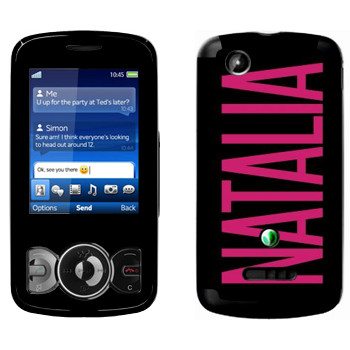   «Natalia»   Sony Ericsson W100 Spiro