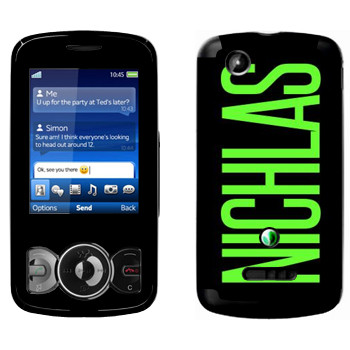   «Nichlas»   Sony Ericsson W100 Spiro