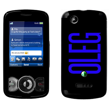   «Oleg»   Sony Ericsson W100 Spiro