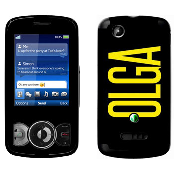   «Olga»   Sony Ericsson W100 Spiro