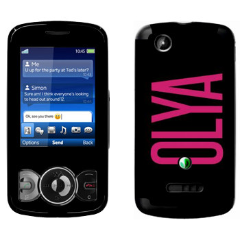   «Olya»   Sony Ericsson W100 Spiro