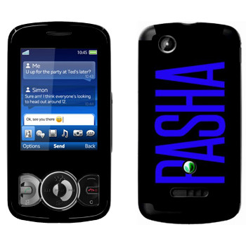   «Pasha»   Sony Ericsson W100 Spiro