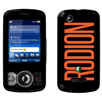   «Rodion»   Sony Ericsson W100 Spiro
