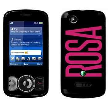   «Rosa»   Sony Ericsson W100 Spiro