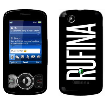   «Rufina»   Sony Ericsson W100 Spiro