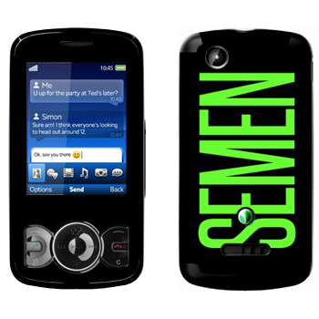   «Semen»   Sony Ericsson W100 Spiro