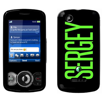   «Sergey»   Sony Ericsson W100 Spiro