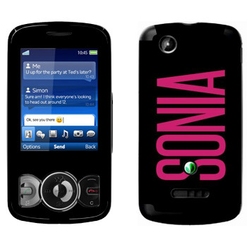   «Sonia»   Sony Ericsson W100 Spiro