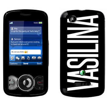   «Vasilina»   Sony Ericsson W100 Spiro