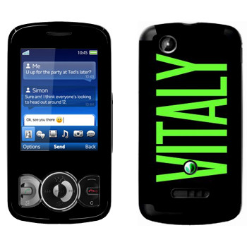   «Vitaly»   Sony Ericsson W100 Spiro