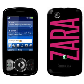   «Zara»   Sony Ericsson W100 Spiro