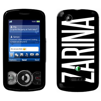   «Zarina»   Sony Ericsson W100 Spiro