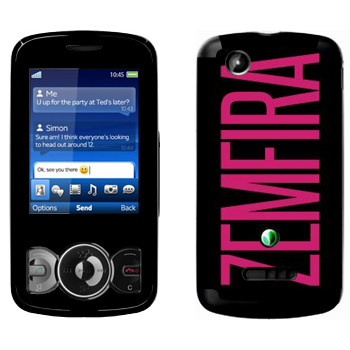   «Zemfira»   Sony Ericsson W100 Spiro