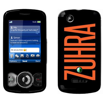   «Zuhra»   Sony Ericsson W100 Spiro