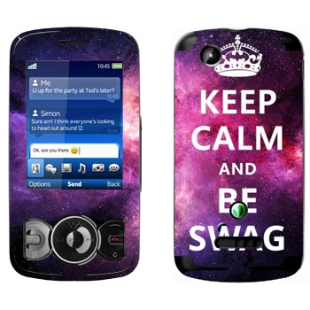   «Keep Calm and be SWAG»   Sony Ericsson W100 Spiro