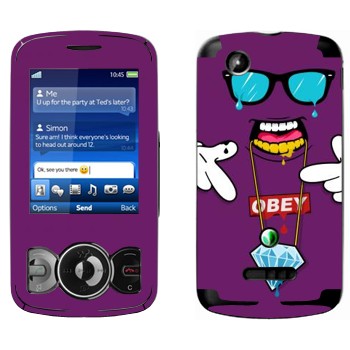   «OBEY - SWAG»   Sony Ericsson W100 Spiro