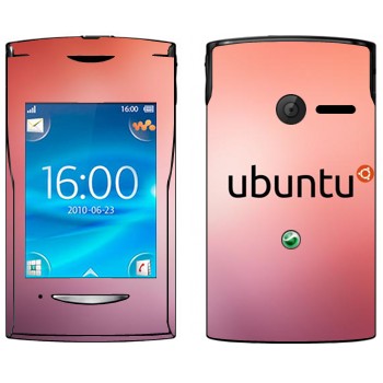   «Ubuntu»   Sony Ericsson W150 Yendo