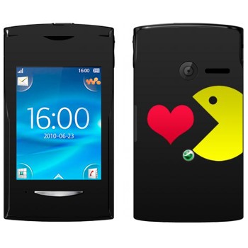   «I love Pacman»   Sony Ericsson W150 Yendo