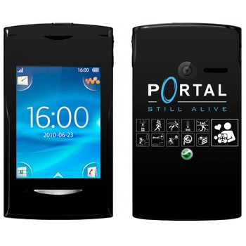   «Portal - Still Alive»   Sony Ericsson W150 Yendo