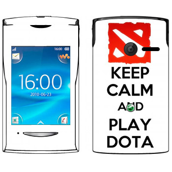   «Keep calm and Play DOTA»   Sony Ericsson W150 Yendo
