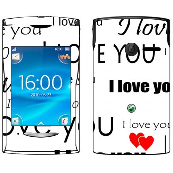   «I Love You -   »   Sony Ericsson W150 Yendo