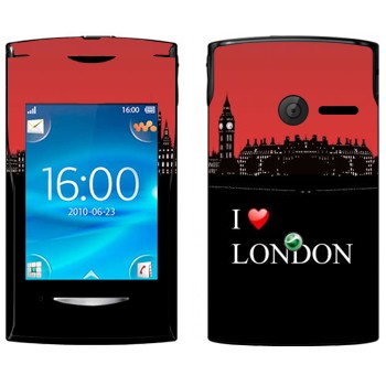   «I love London»   Sony Ericsson W150 Yendo