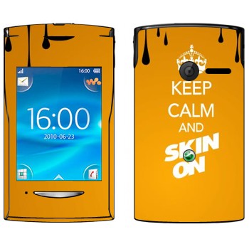   «Keep calm and Skinon»   Sony Ericsson W150 Yendo