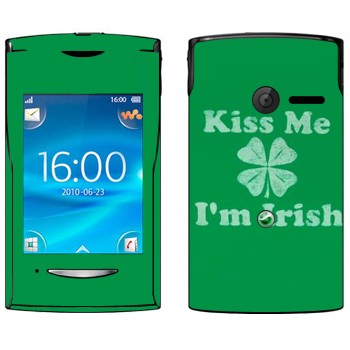   «Kiss me - I'm Irish»   Sony Ericsson W150 Yendo