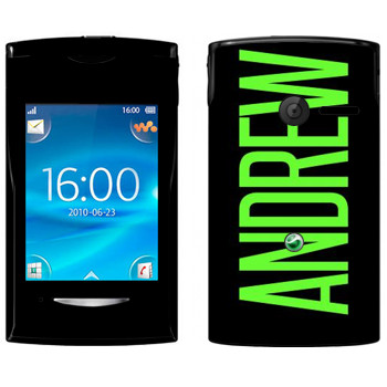   «Andrew»   Sony Ericsson W150 Yendo