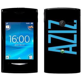   «Aziz»   Sony Ericsson W150 Yendo