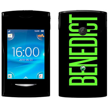   «Benedict»   Sony Ericsson W150 Yendo