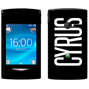   «Cyrus»   Sony Ericsson W150 Yendo