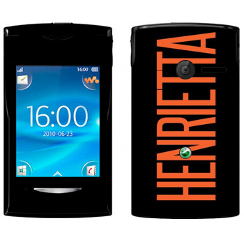   «Henrietta»   Sony Ericsson W150 Yendo