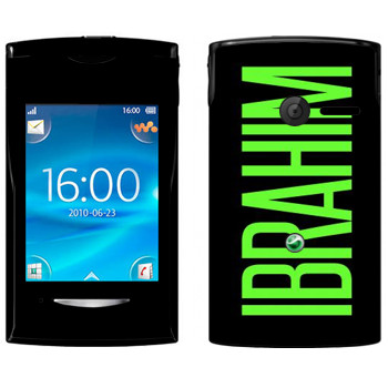  «Ibrahim»   Sony Ericsson W150 Yendo