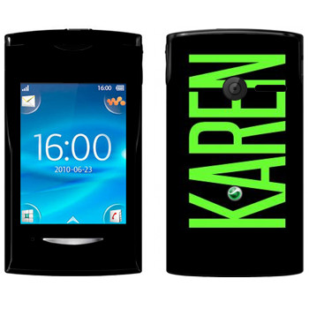   «Karen»   Sony Ericsson W150 Yendo