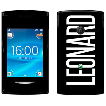   «Leonard»   Sony Ericsson W150 Yendo