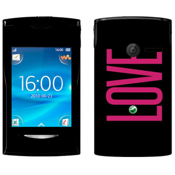   «Love»   Sony Ericsson W150 Yendo