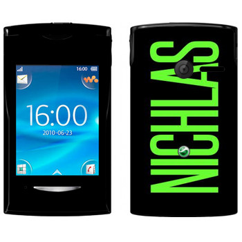   «Nichlas»   Sony Ericsson W150 Yendo