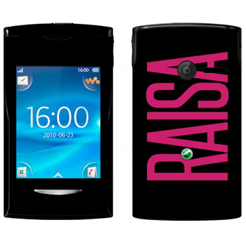   «Raisa»   Sony Ericsson W150 Yendo