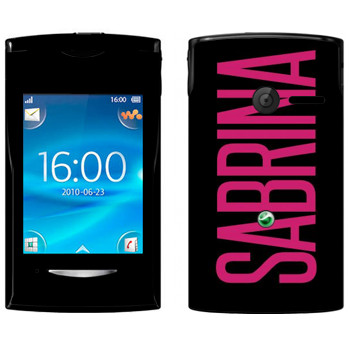   «Sabrina»   Sony Ericsson W150 Yendo